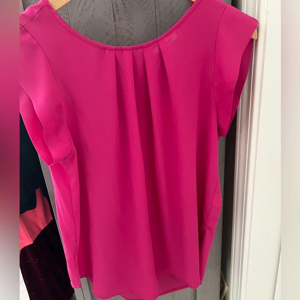 Pink blouse!